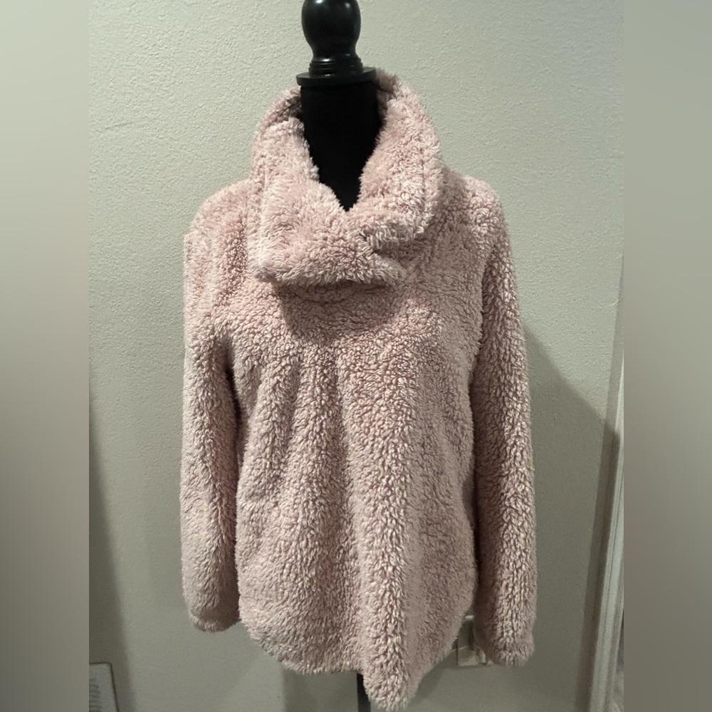 Pink fleece Jockey pullover
